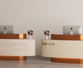 Modern Reception Desk-ID:748393066