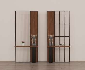 Modern Glass Screen Partition-ID:348524099