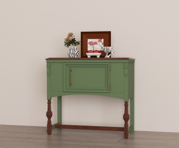 French Style Entrance Cabinet-ID:563009985