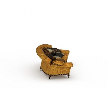European Style Curved Sofa-ID:656800034