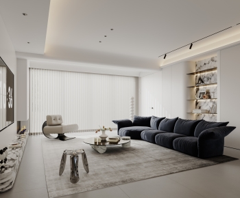 Modern A Living Room-ID:802170991