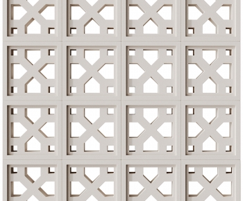 Modern Cement Brick Screen Partition-ID:735487943