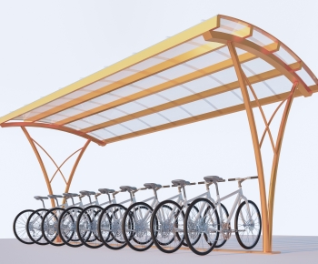 Modern Outdoor Parking Lot-ID:152390054