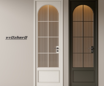 French Style Single Door-ID:509072076