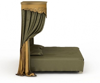 American Style Double Bed-ID:854480985
