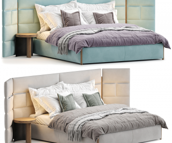 Modern Double Bed-ID:959299097