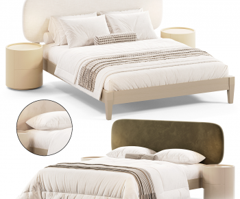 Modern Double Bed-ID:266886953
