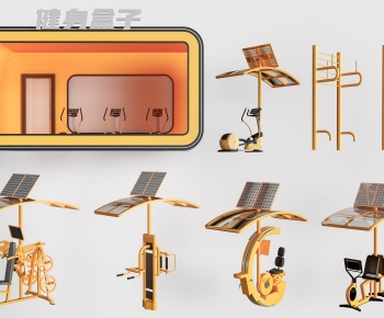Modern Fitness Equipment-ID:398827088