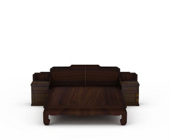 Chinese Style Double Bed-ID:445563081