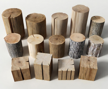 Wabi-sabi Style Stool-ID:153343921