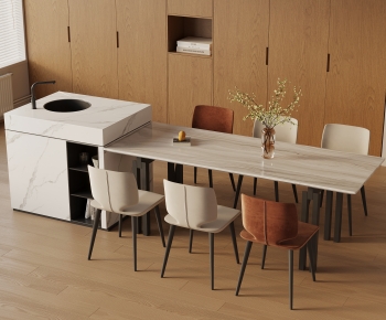 Modern Dining Table And Chairs-ID:479063039