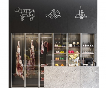 Modern Refrigerator Freezer-ID:674084903