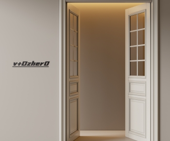 French Style Double Door-ID:971810848