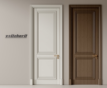 French Style Single Door-ID:879809913