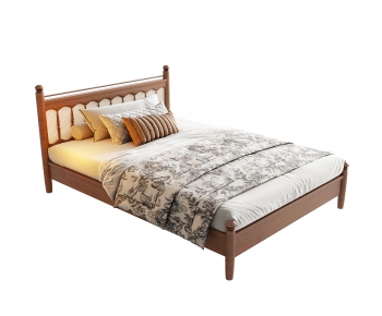 French Style Double Bed-ID:628055107