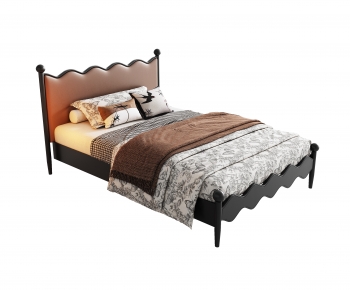 French Style Single Bed-ID:219777117