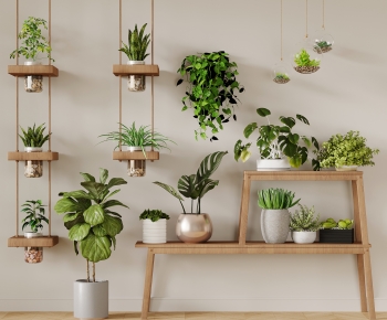 Modern Potted Green Plant-ID:947547918