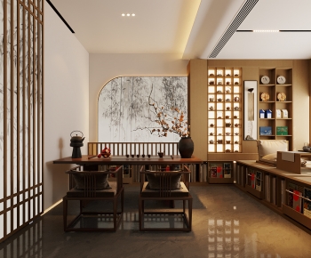 New Chinese Style Tea House-ID:544632919