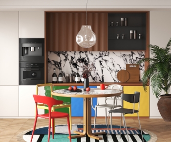 Modern Dining Room-ID:705390938