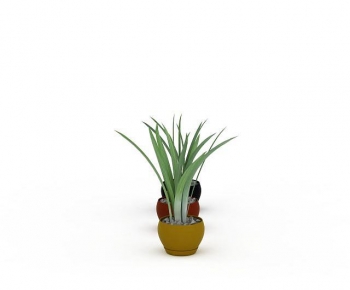 Modern Potted Green Plant-ID:545335059