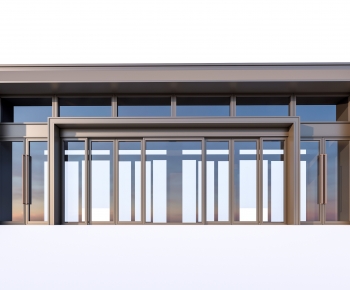 Modern Facade Element-ID:520472052