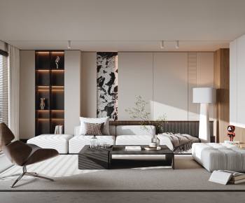 Modern A Living Room-ID:984790373