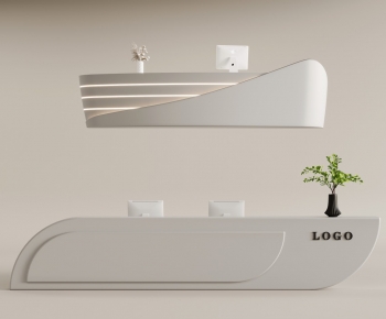 Modern Reception Desk-ID:407620917