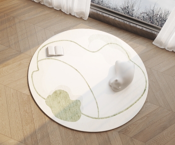 Modern Circular Carpet-ID:443604956