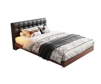 French Style Double Bed-ID:789463042