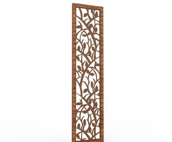 New Chinese Style Wooden Screen Partition-ID:522748954