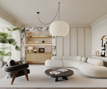 Modern A Living Room-ID:672885898