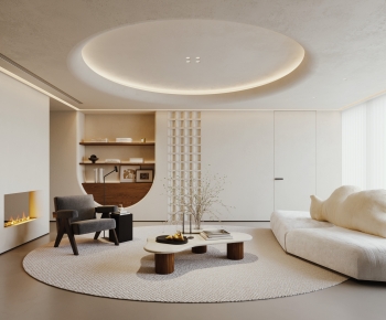 Modern A Living Room-ID:741945035