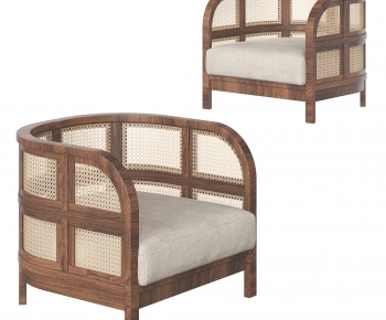 Wabi-sabi Style Single Sofa-ID:452878957