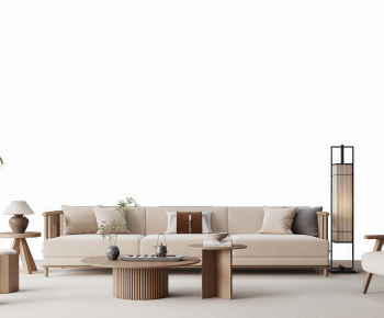 New Chinese Style Sofa Combination-ID:340459369