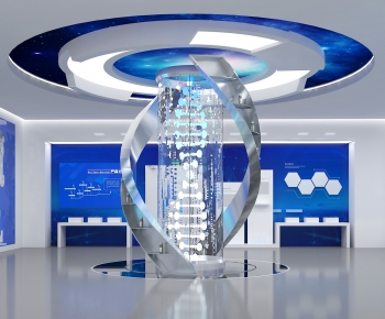 Modern Exhibition Hall-ID:579355963