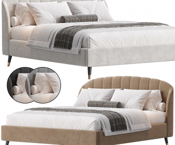 Modern Double Bed-ID:121829555