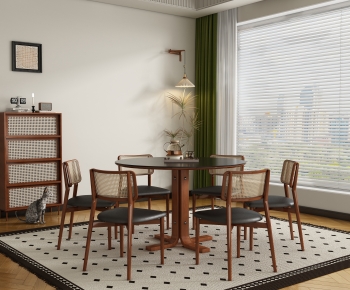 Modern Dining Table And Chairs-ID:374497899