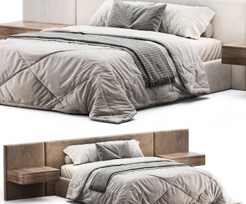 Modern Double Bed-ID:186357984