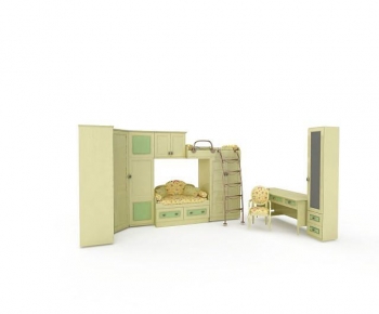 European Style Bunk Bed-ID:205637934