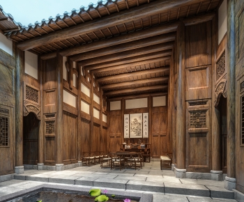 New Chinese Style Courtyard/landscape-ID:561502938