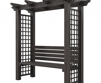 New Chinese Style Communal Chair-ID:246634011