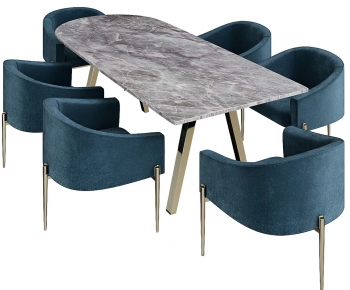 Modern Dining Table And Chairs-ID:588264945