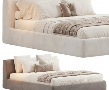 Modern Double Bed-ID:555539171
