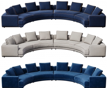 Modern Curved Sofa-ID:101385121