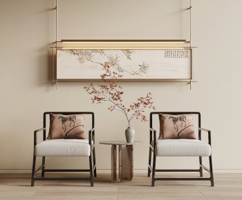 New Chinese Style Lounge Chair-ID:293839931