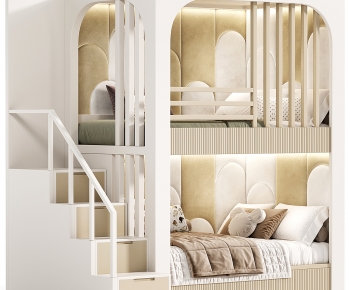 Modern Bunk Bed-ID:909816988