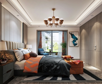 New Chinese Style Guest Room-ID:992360126