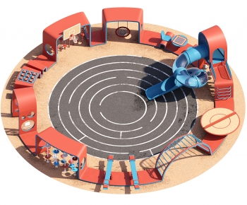 Modern Equipment For Children-ID:685106992