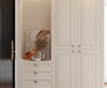 French Style Shoe Cabinet-ID:369988923