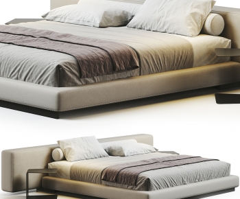Modern Double Bed-ID:343101061